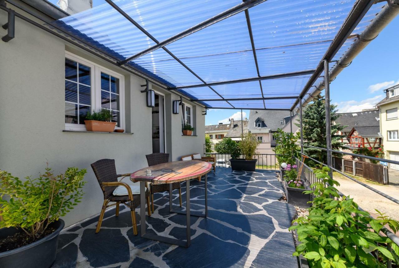 Fewo " Schmiede " Innenstadt, Ruhige Lage, Grosse Terrasse, Wlan Inkl. 로데스하임암라인 외부 사진